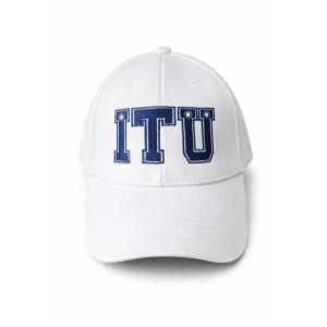 İTÜ Şapka Beyaz-Lacivert